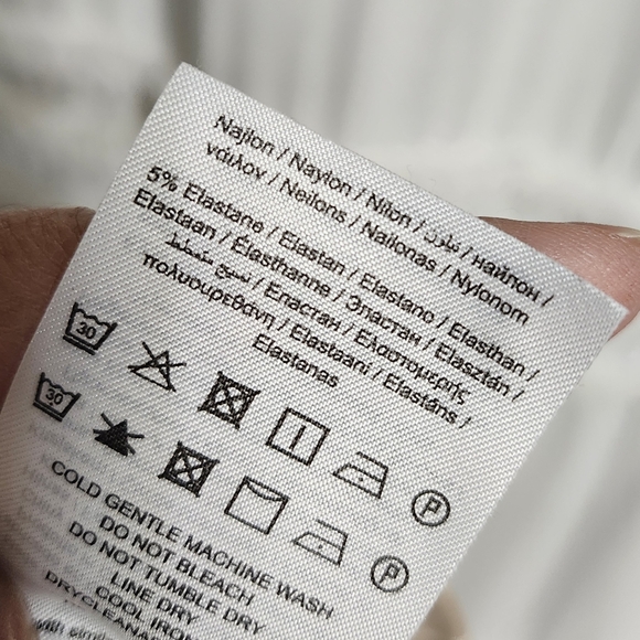 Striped Tan Women's Pants. Size Small. - Picture 9 of 11